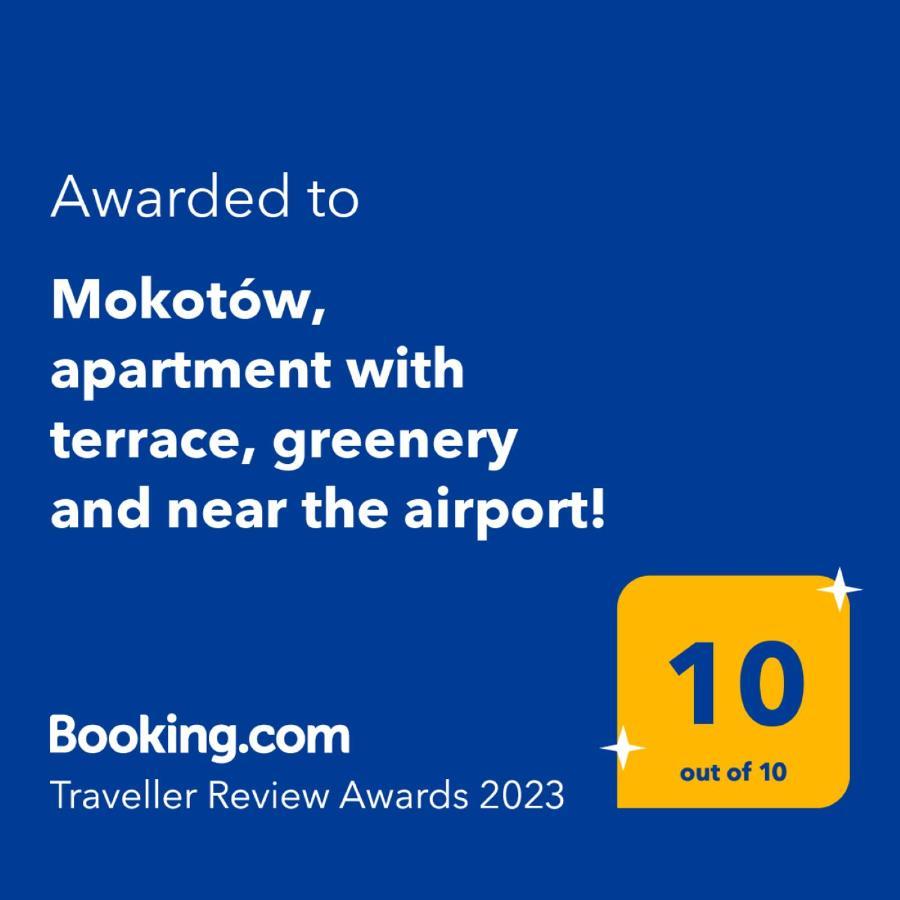 Mokotow, Apartment With Terrace, Greenery And Near The Airport! Warsawa Bagian luar foto
